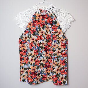 Floral Lace Garden Women's Top